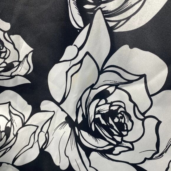 White House Black Market Sleeveless Floral Dress Size 10 Cocktail Sweetheart - Picture 7 of 13